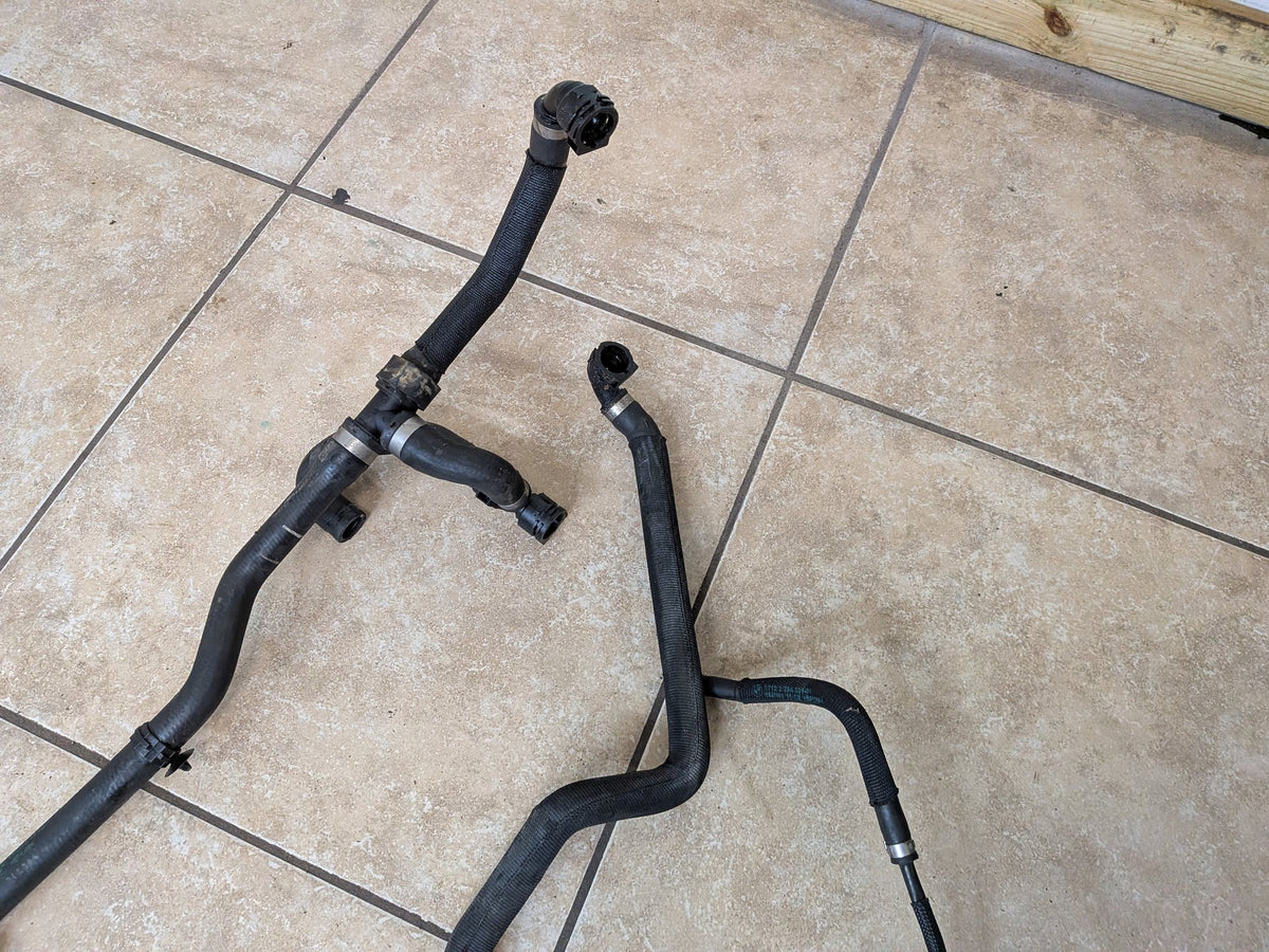 2012-2018 BMW F06 M6 Engine Radiator Cooling Coolant Pipe Hoses SET 7843264
