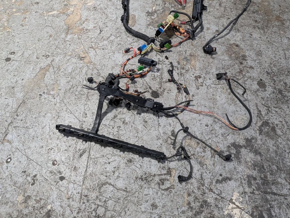 2007-2013 BMW E93 328i N52B30M1 Engine Motor Transmission Wiring Wire Harness SET 7555003
