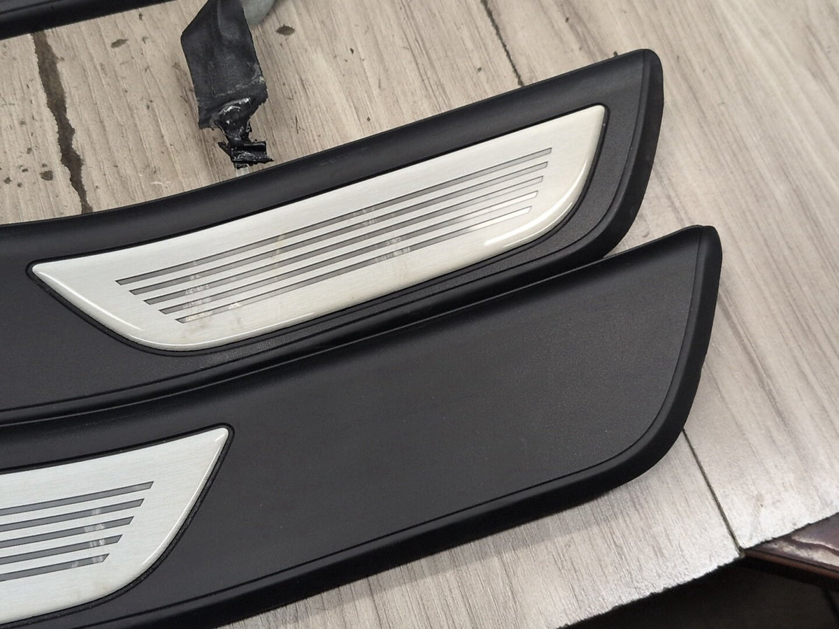 2012-2018 BMW M6 F06 Front Rear Left Right Scuff Plate Door Sill SET 7277249 OEM