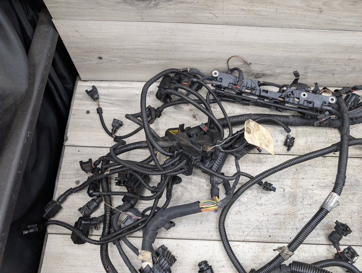 2014-2018 BMW F15 X5 N63B44O1 Engine Motor Wiring Wire Harness 8654740