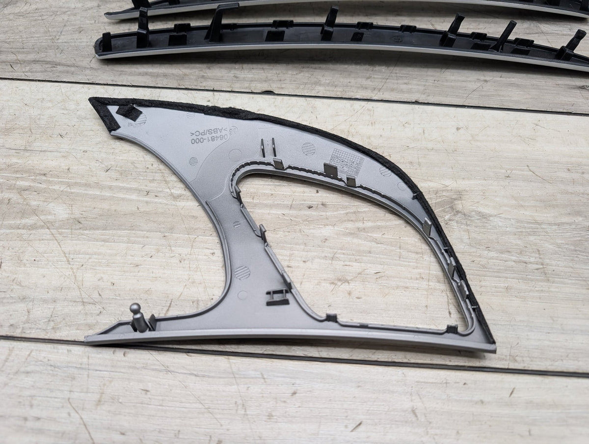 2008-2017 Audi S5 8T Front Rear Left Right Dash Interior Trims SET 8K0863305 09-17 OEM AUDI A4 A5 S4 S5 Front Dash Dashboard Center Display Console Trim Aluminum