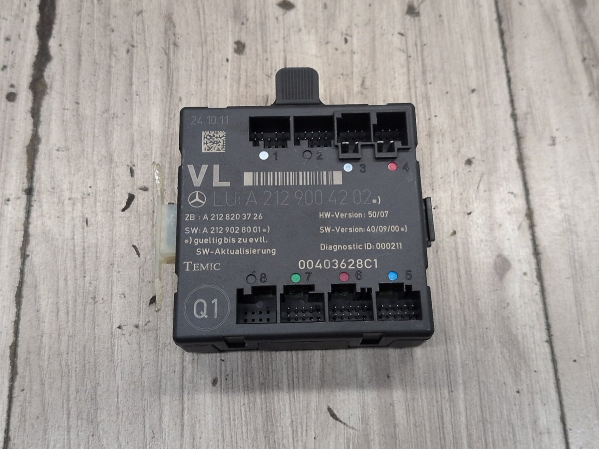09-12 OEM Mercedes-Benz E550 W212 Front Left Driver Door Control Module
