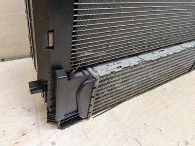 BMW 335i F30 435 Radiator Cooling Condenser Fan Shroud Assembly SET N55 850w