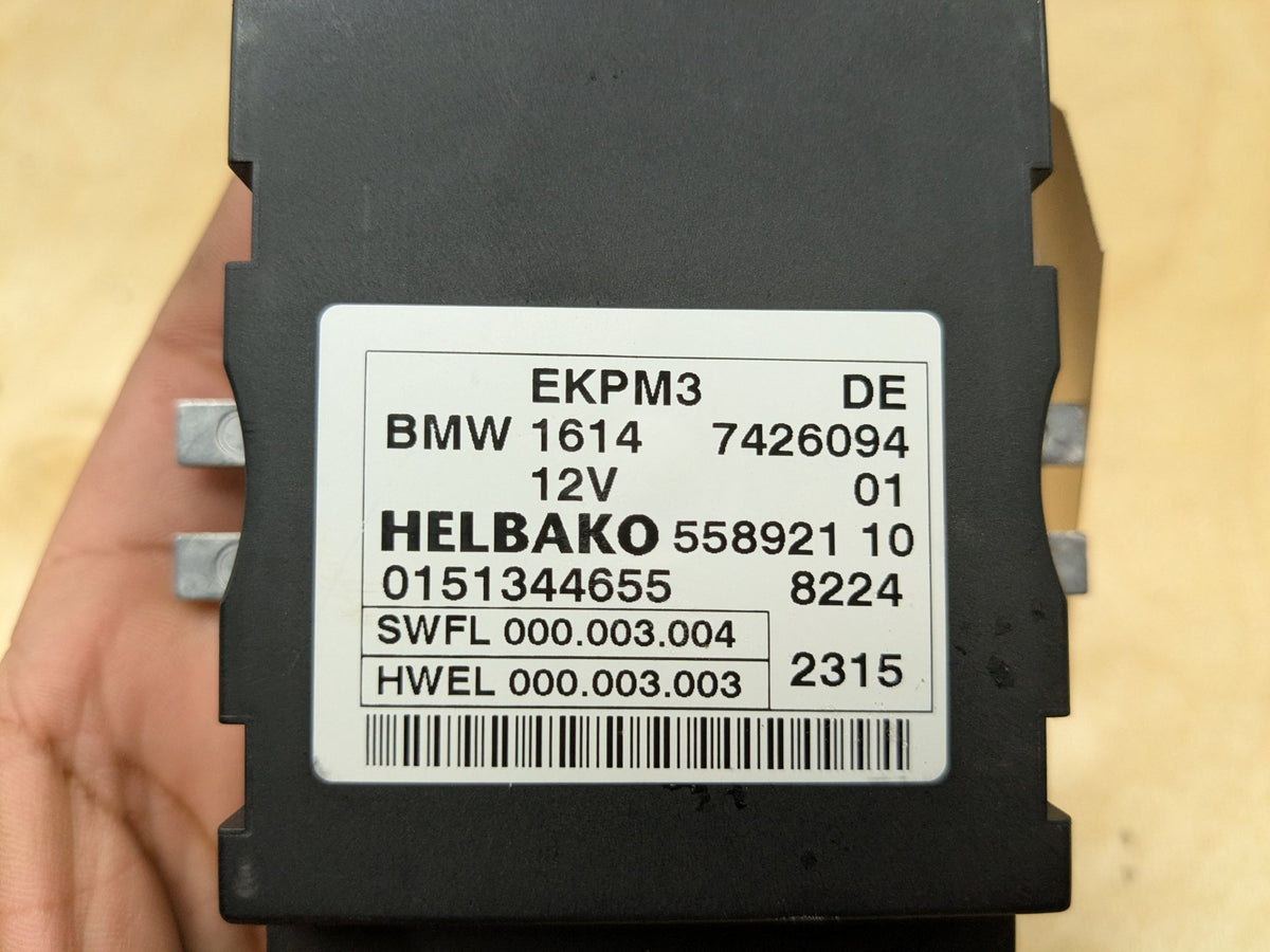 OEM BMW F80 F82 F83 F85 M3 M4 M5 M6 Helbako Fuel Pump Relay Control Module EKPM3