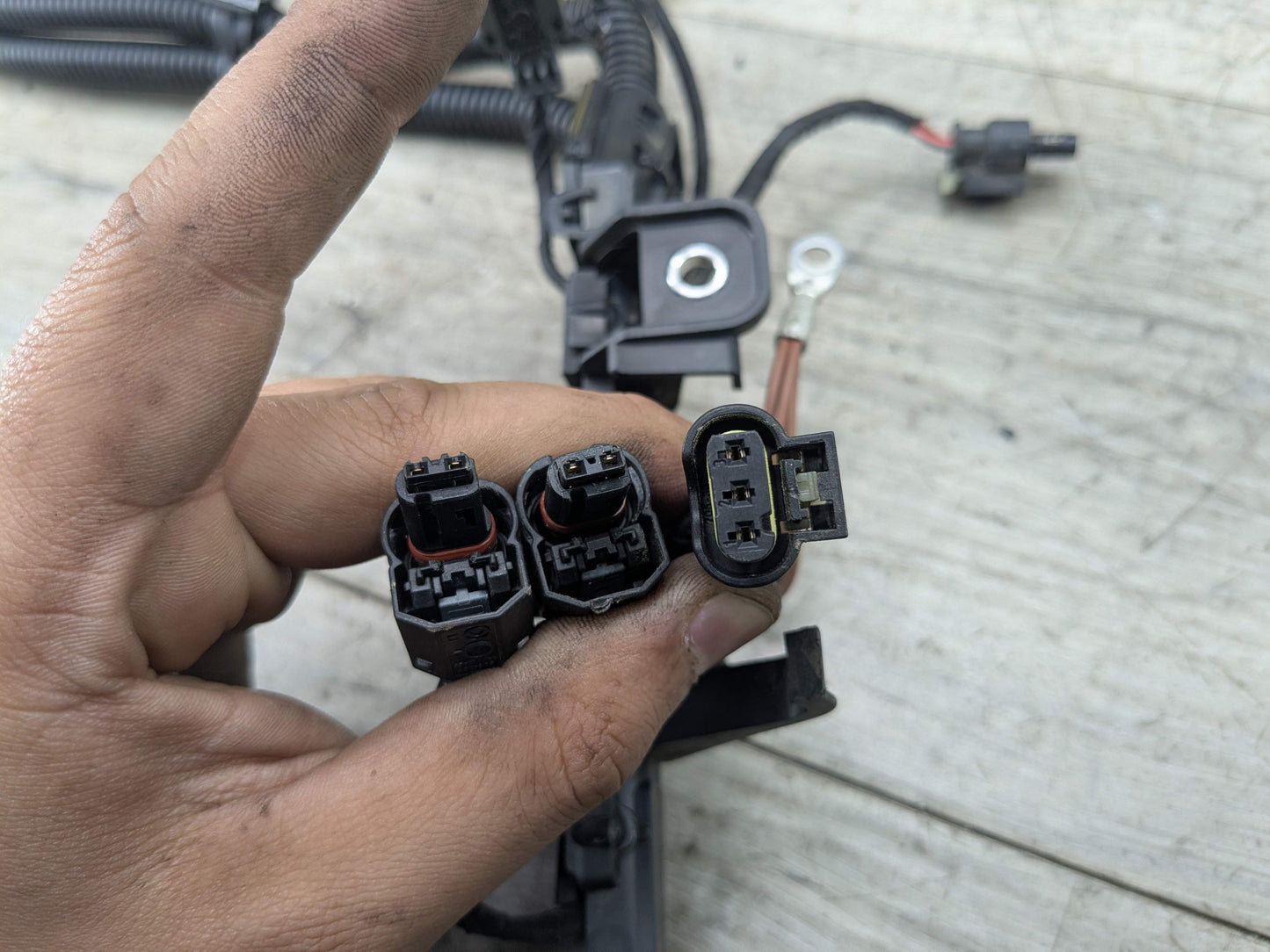 18-21 OEM BMW G01 G02 X3 X4 30iX Engine B46 Fuel Ignition Wiring Wire Harness