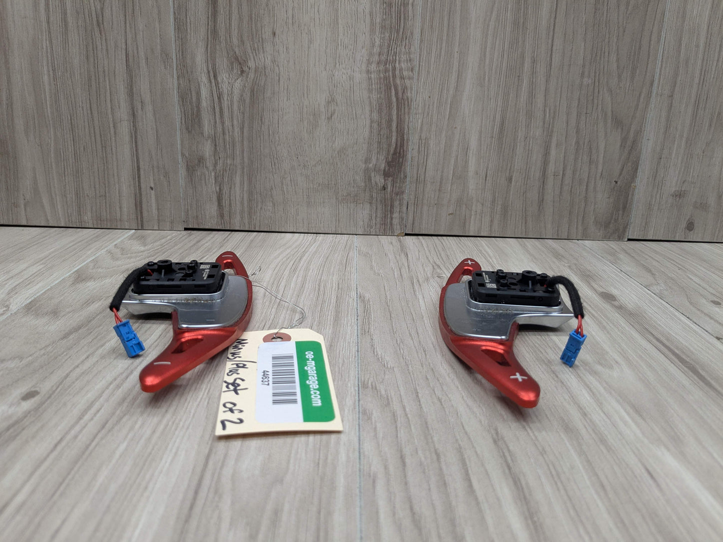OEM BMW F44 G01 G20 G30 Left Right Steering Wheel Paddle Shifters RED EXTENSIONS