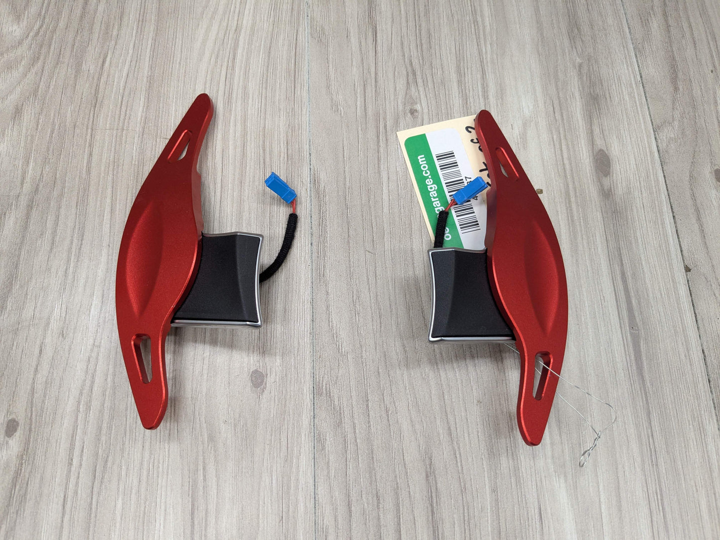 OEM BMW F44 G01 G20 G30 Left Right Steering Wheel Paddle Shifters RED EXTENSIONS