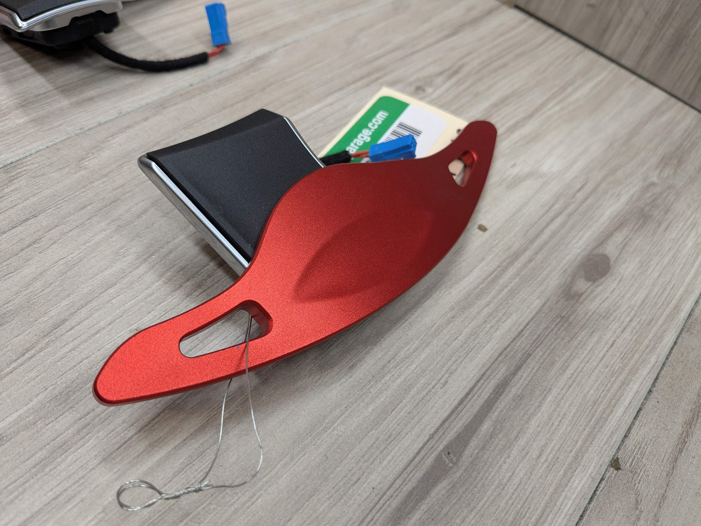 OEM BMW F44 G01 G20 G30 Left Right Steering Wheel Paddle Shifters RED EXTENSIONS