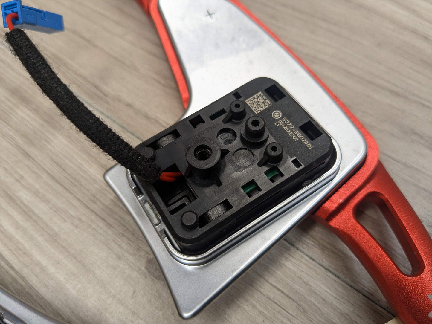 OEM BMW F44 G01 G20 G30 Left Right Steering Wheel Paddle Shifters RED EXTENSIONS