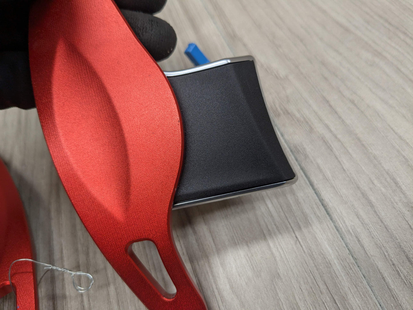 OEM BMW F44 G01 G20 G30 Left Right Steering Wheel Paddle Shifters RED EXTENSIONS