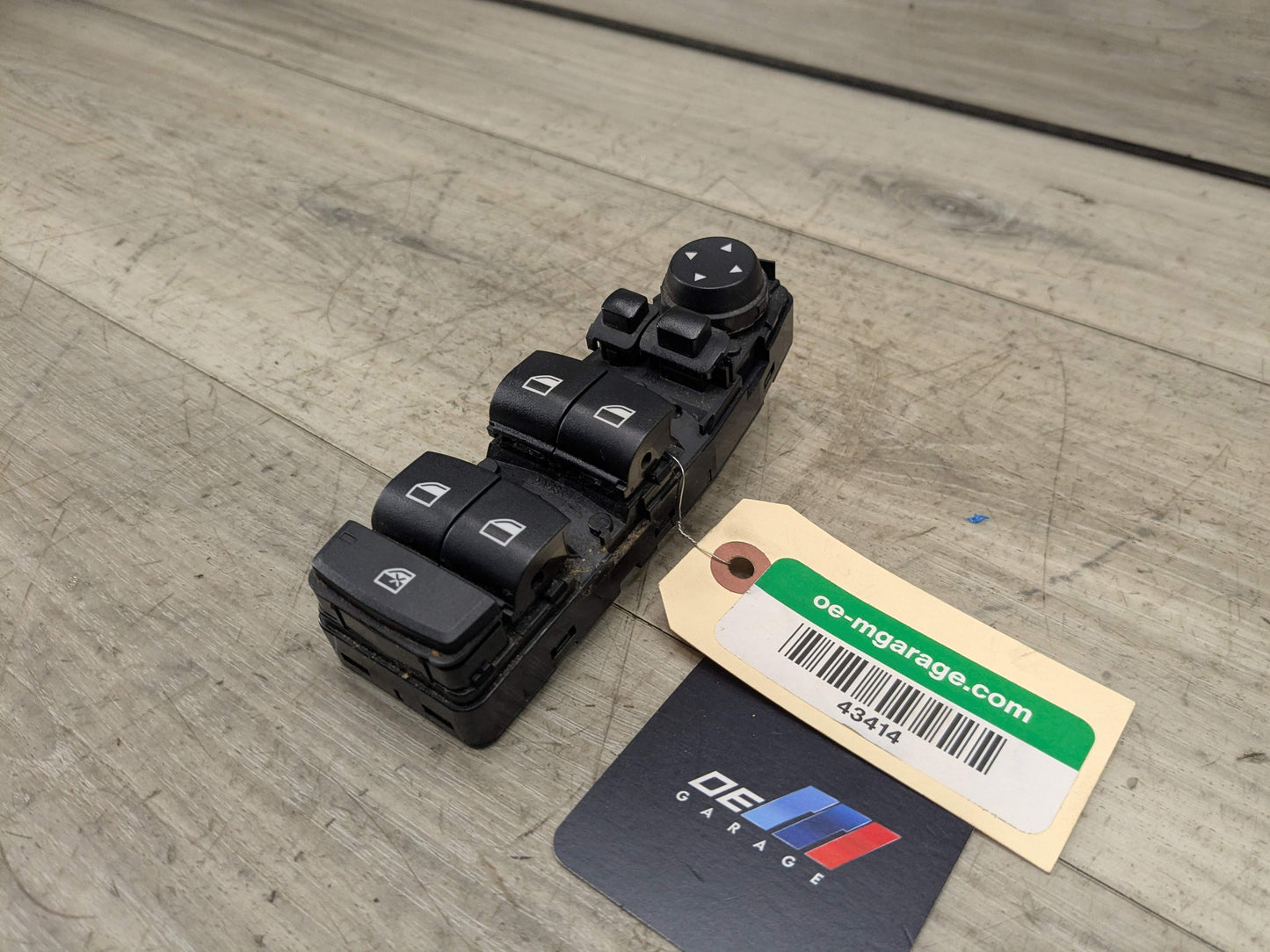 OEM BMW F06 F10 F25 F30 F80 Front Left Driver Main Master Power Window Switch