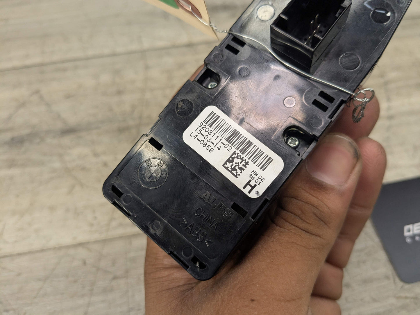 OEM BMW F06 F10 F25 F30 F80 Front Left Driver Main Master Power Window Switch