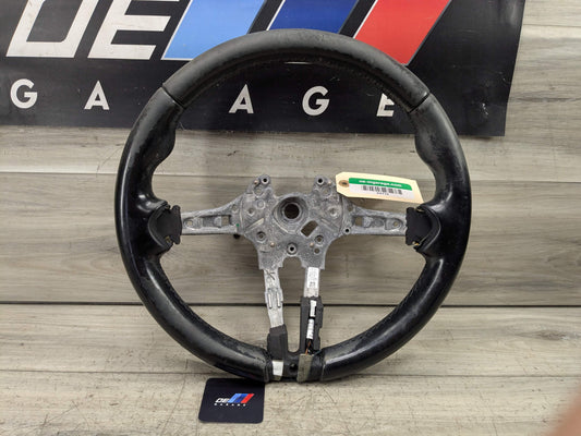 OEM BMW F22 F23 F30 F32 F33 F36 M SPORT Steering Wheel Black Leather MANUAL