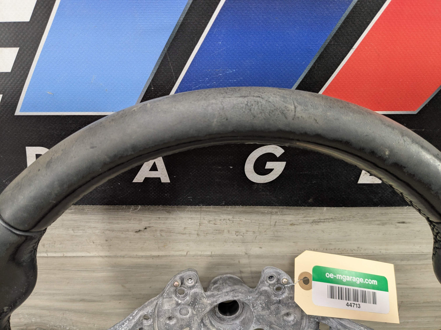 OEM BMW F22 F23 F30 F32 F33 F36 M SPORT Steering Wheel Black Leather MANUAL