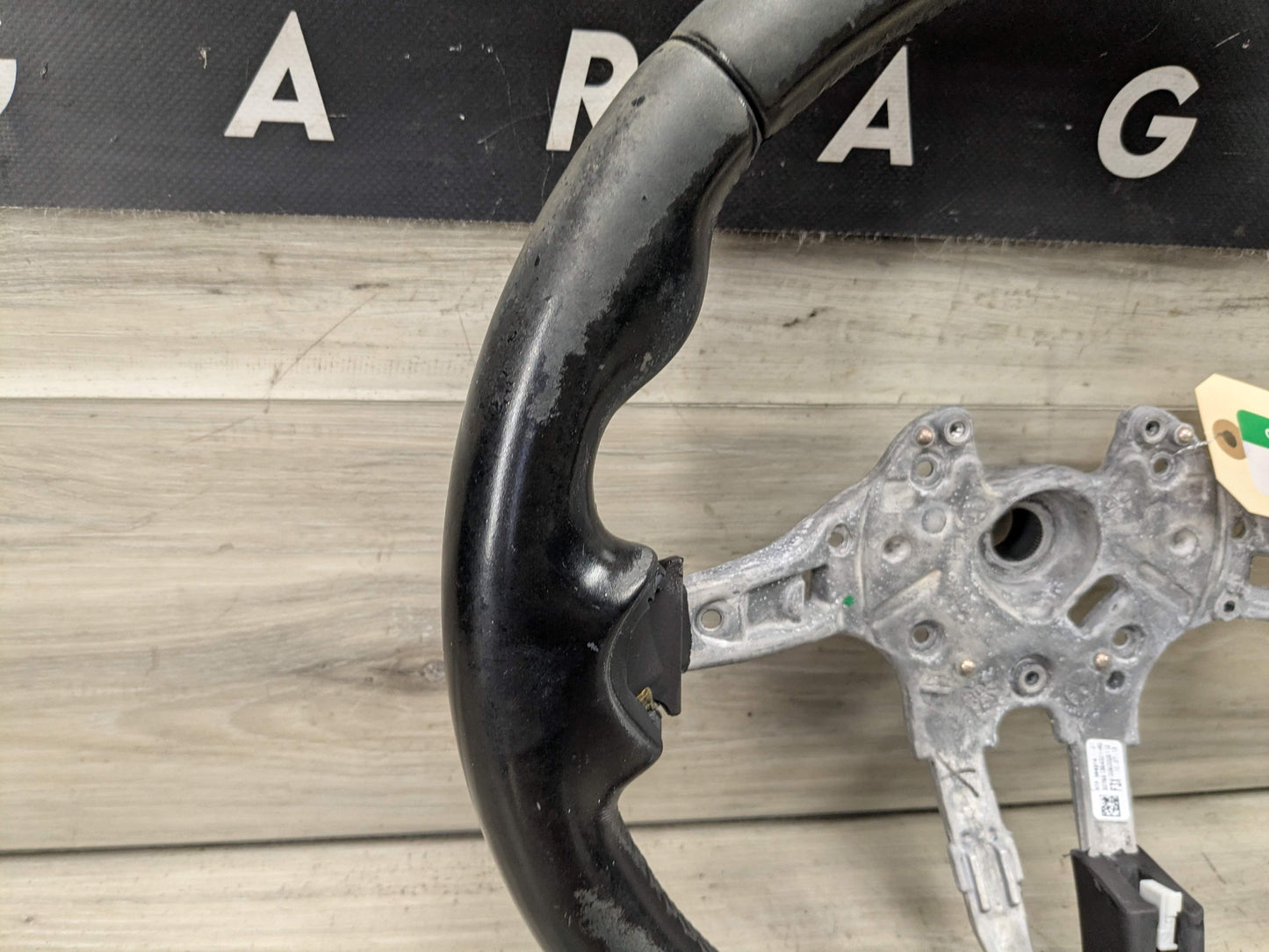 OEM BMW F22 F23 F30 F32 F33 F36 M SPORT Steering Wheel Black Leather MANUAL