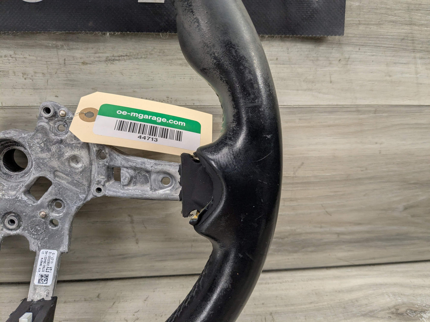 OEM BMW F22 F23 F30 F32 F33 F36 M SPORT Steering Wheel Black Leather MANUAL