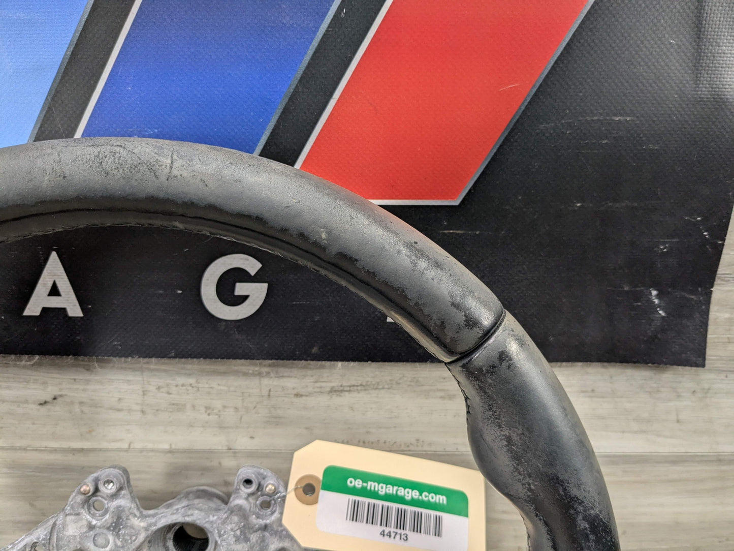 OEM BMW F22 F23 F30 F32 F33 F36 M SPORT Steering Wheel Black Leather MANUAL