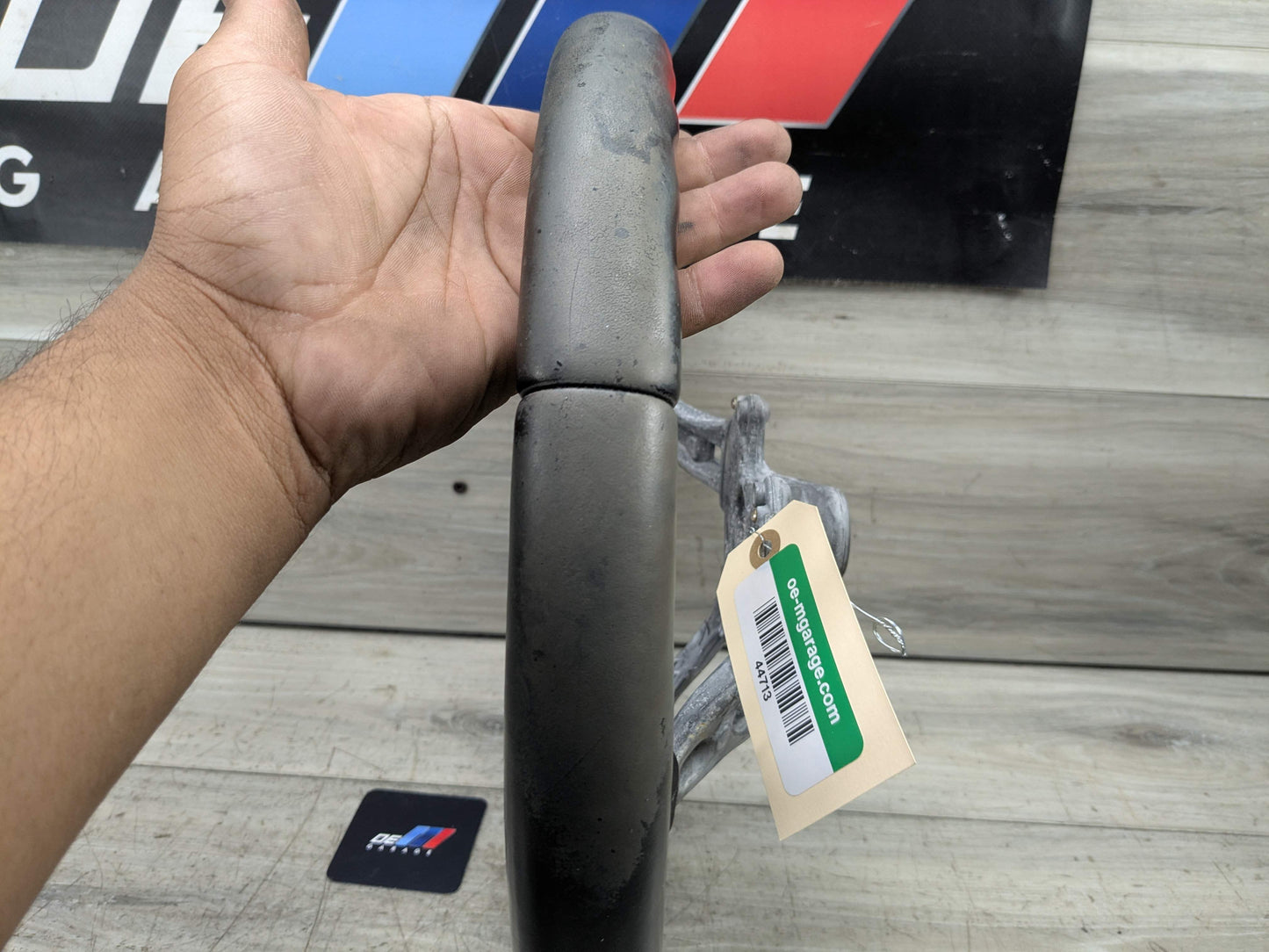 OEM BMW F22 F23 F30 F32 F33 F36 M SPORT Steering Wheel Black Leather MANUAL