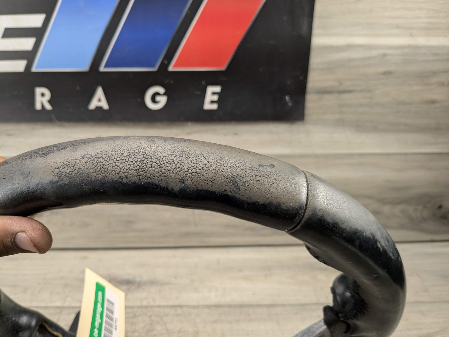 OEM BMW F22 F23 F30 F32 F33 F36 M SPORT Steering Wheel Black Leather MANUAL