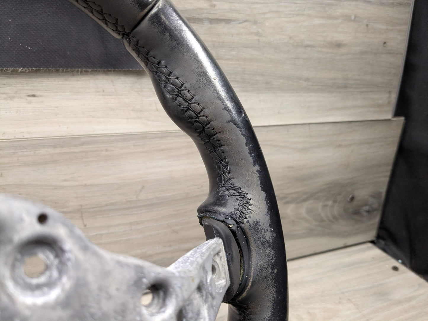 OEM BMW F22 F23 F30 F32 F33 F36 M SPORT Steering Wheel Black Leather MANUAL