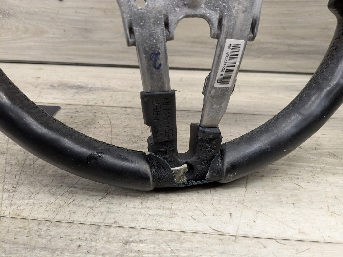 OEM BMW F22 F23 F30 F32 F33 F36 M SPORT Steering Wheel Black Leather MANUAL