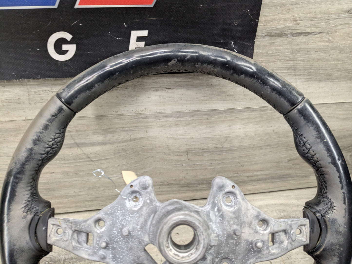 OEM BMW F22 F23 F30 F32 F33 F36 M SPORT Steering Wheel Black Leather MANUAL