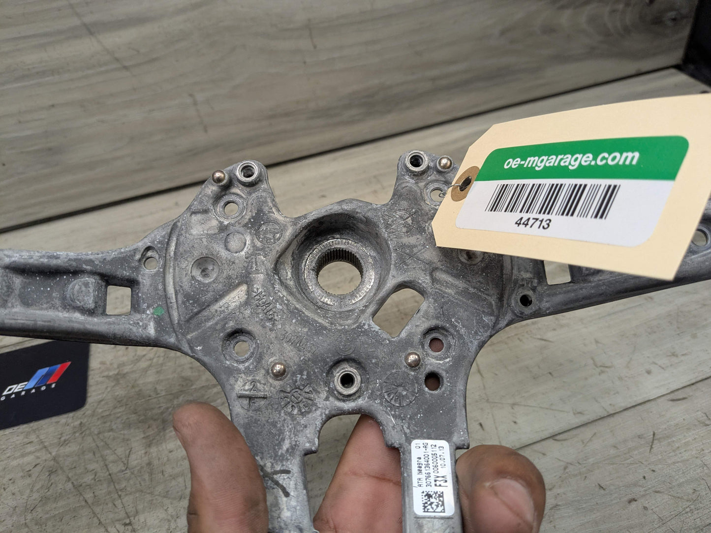 OEM BMW F22 F23 F30 F32 F33 F36 M SPORT Steering Wheel Black Leather MANUAL