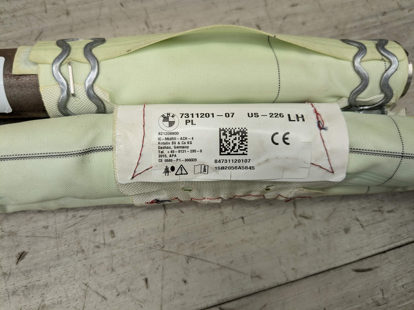 OEM BMW F30 F36 F80 M3 328 335 435 Left Driver Roof Head Curtain Air Bag Airbag