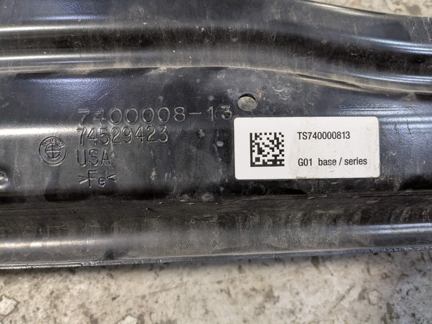 OEM BMW F97 F98 G01 G02 X3 X4 X3M Rear Bumper Reinforcement Carrier Impact Rebar