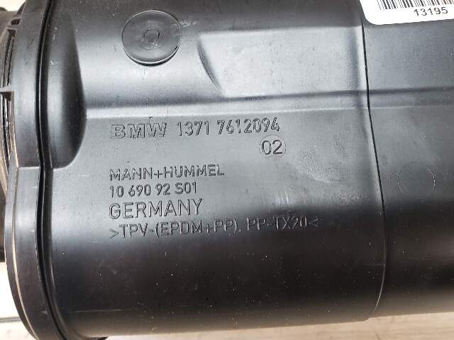 BMW 10-13 F10 528i Air Intake Upper Duct Hose Tube Pipe Pre LCI Pre LCI