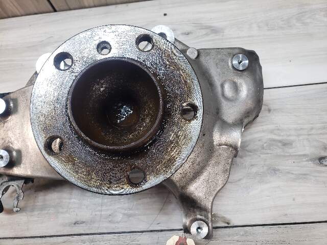 BMW 10-13 F10 528i Front Left Wheel Suspension Leg Hub Carrier Pre LCI