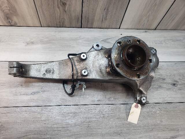 BMW 10-13 F10 528i Front Left Wheel Suspension Leg Hub Carrier Pre LCI