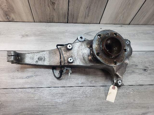 BMW 10-13 F10 528i Front Left Wheel Suspension Leg Hub Carrier Pre LCI