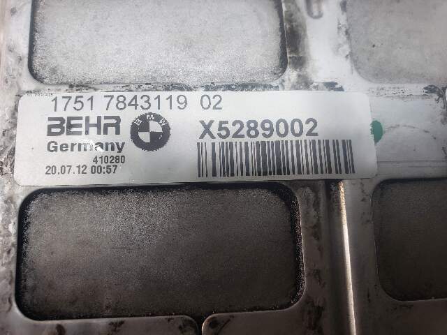 BMW 11-13 F10 M5 Right Side Turbo Intercooler Charge Air Cooler Pre LCI