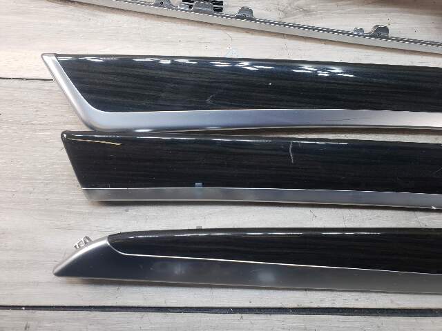 BMW 14-16 F10 M5 Dash Door Panel Wood Trim Set Of 6 LCI