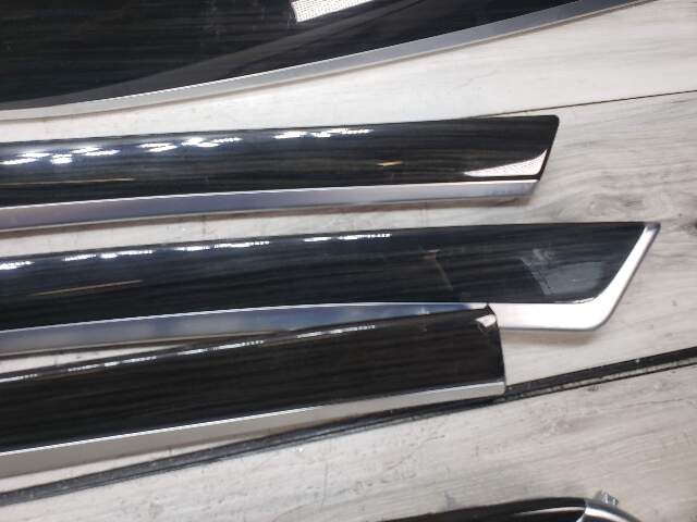 BMW 14-16 F10 M5 Dash Door Panel Wood Trim Set Of 6 LCI