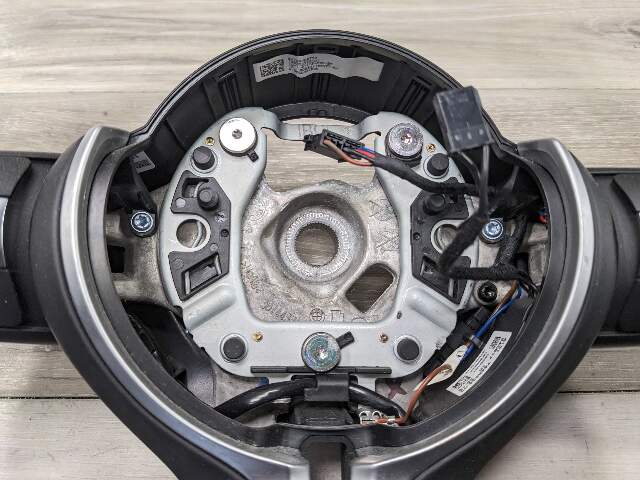 OEM BMW F80 F82 F87 M2 M3 M4 Steering Wheel M SPORT Black Leather w/o Shifters
