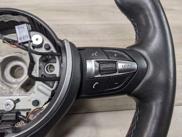 OEM BMW F80 F82 F87 M2 M3 M4 Steering Wheel M SPORT Black Leather w/o Shifters
