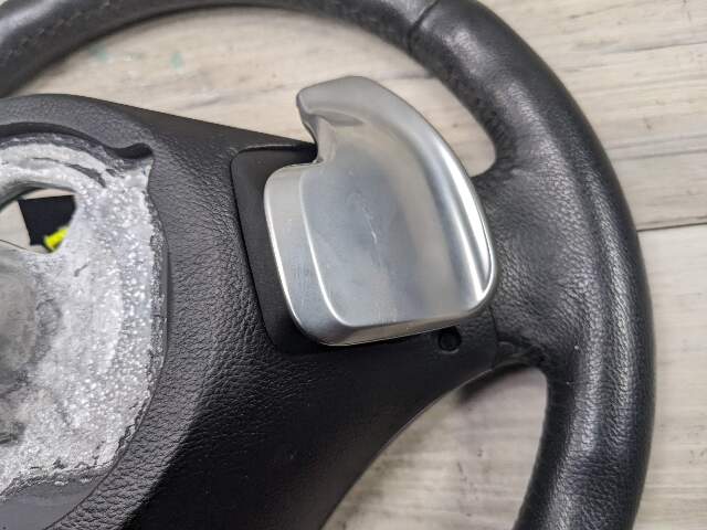 OEM BMW E88 E82 E90 E92 E93 Sport Steering Wheel Black Leather AT w/ Shifters