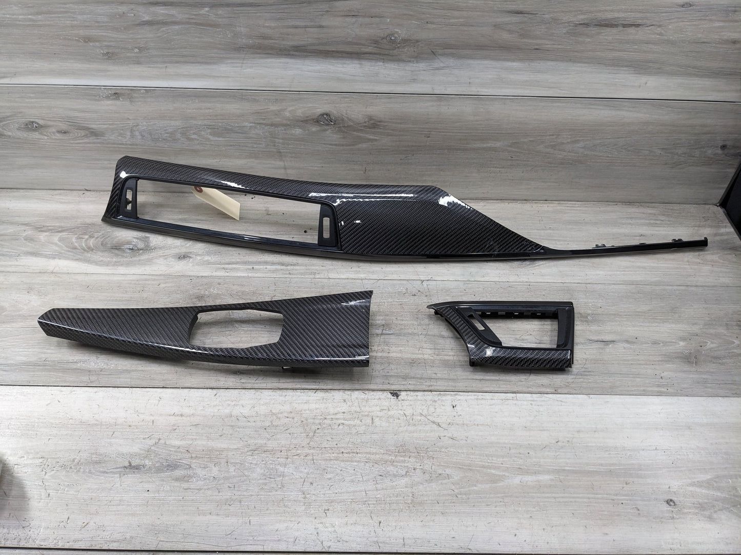 15-20 OEM BMW F80 M3 F82 M4 Carbon Fiber Interior Trim Console Vent SET