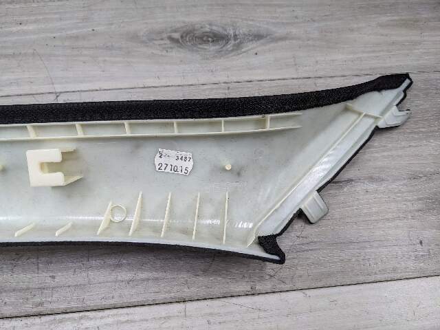 12-18 OEM BMW F30 F80 Front Right Passenger Black A Pillar Upper Trim Anthrazit