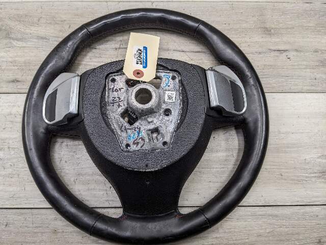 10-15 OEM BMW F10 M5 F12 F01 Steering Wheel Black LEATHER W/ Shifters HEATED
