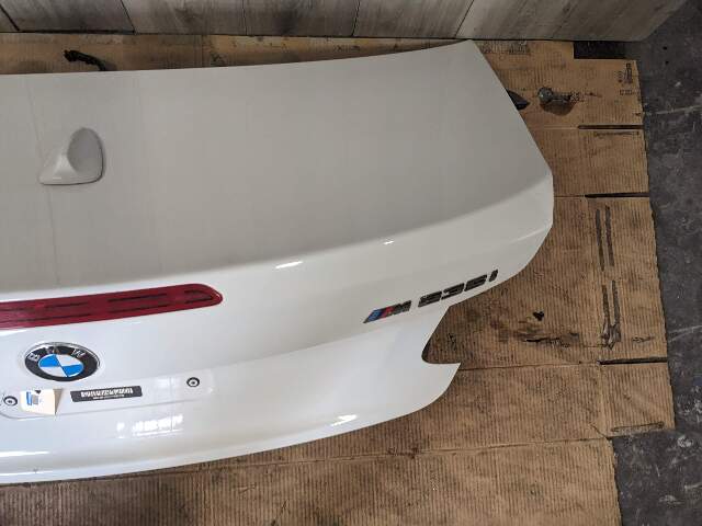 14-20 OEM BMW F23 Rear Trunk Lid Panel Assembly White