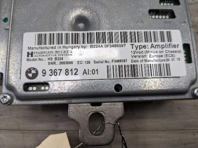 OEM BMW F22 F80 F82 M2 M3 M4 Stereo Audio Control Module Active Sound Design