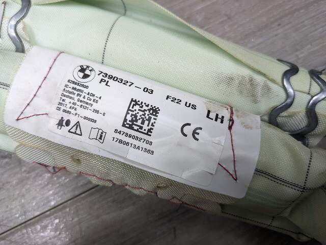 OEM BMW F22 F87 M2 Coupe Left Driver Top Roof Head Air Bag Airbag Curtain