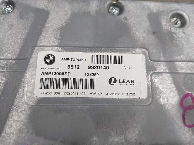 OEM BMW M6 640 650 F06 F12 F13 M5 F10 Stereo Audio Amplifier Amp Bang&Olufsen