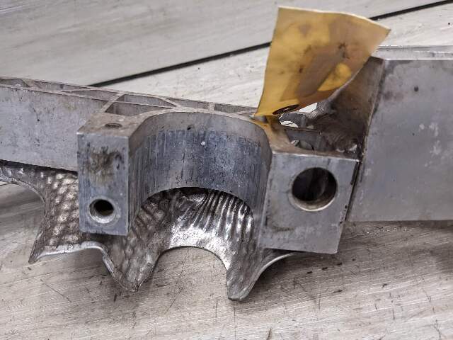 10-13 OEM Porsche Panamera Front Right Subframe Crossmember Bracket
