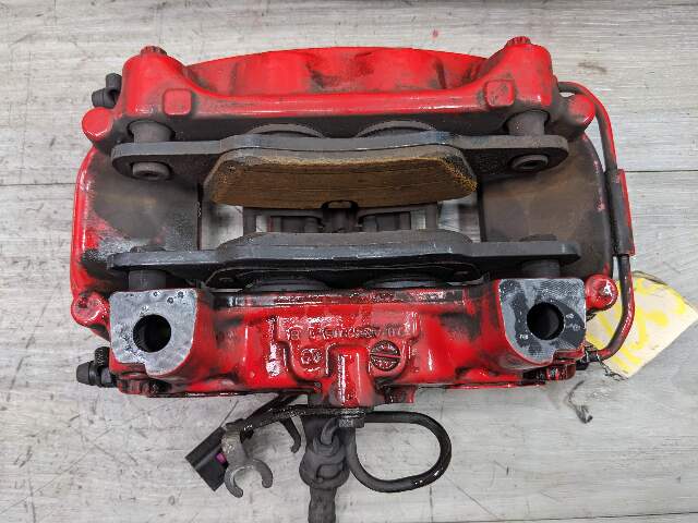 10-16 OEM Porsche Panamera Turbo S 4.4L AWD Front Rear Brembo Calipers Red SET