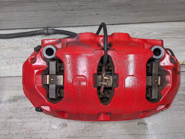 10-16 OEM Porsche Panamera Turbo S 4.4L AWD Front Rear Brembo Calipers Red SET