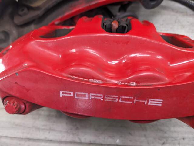 10-16 OEM Porsche Panamera Turbo S 4.4L AWD Front Rear Brembo Calipers Red SET
